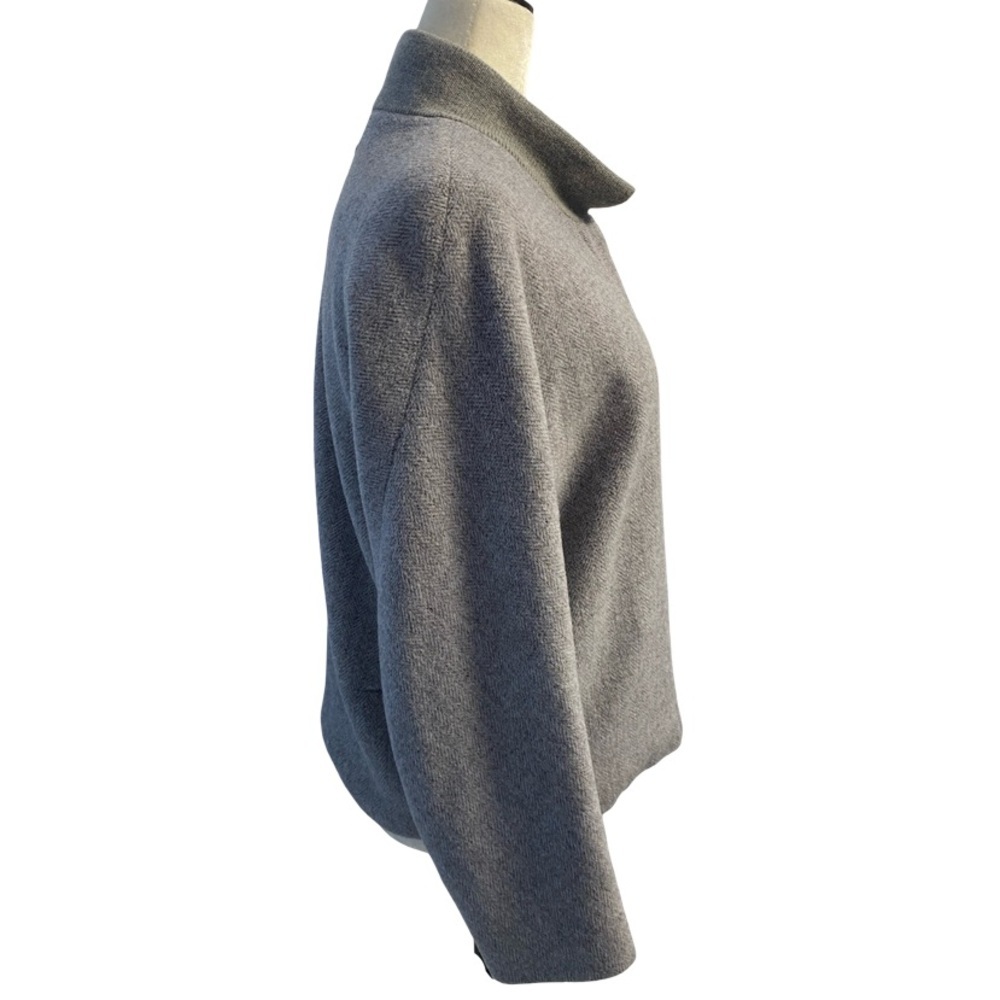 Izzat Baba Elegant Women's Gray Lightweight Coat Pit 21 L23 - Picture 8 of 15
